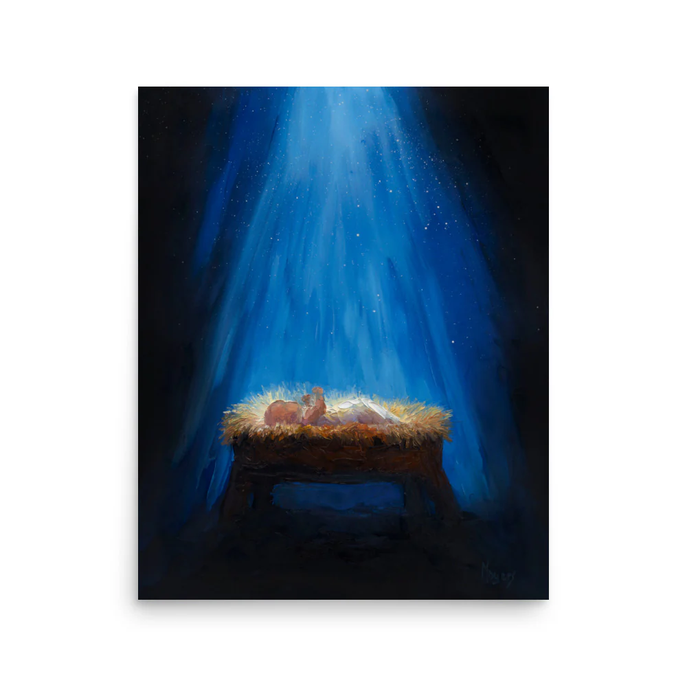 Rejoice! Fine Art Print: Away In A Manger - Image 3