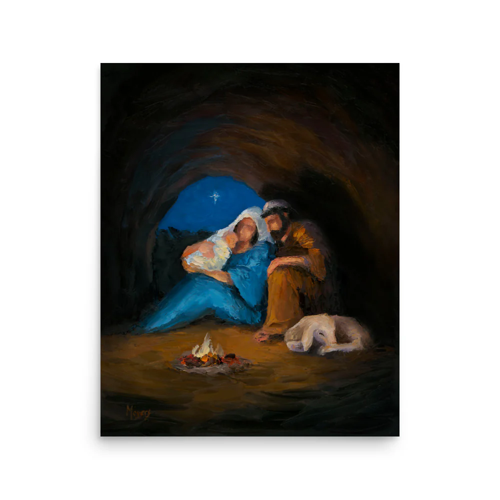 Rejoice! Fine Art Print: Silent Night, Holy Family - Image 3