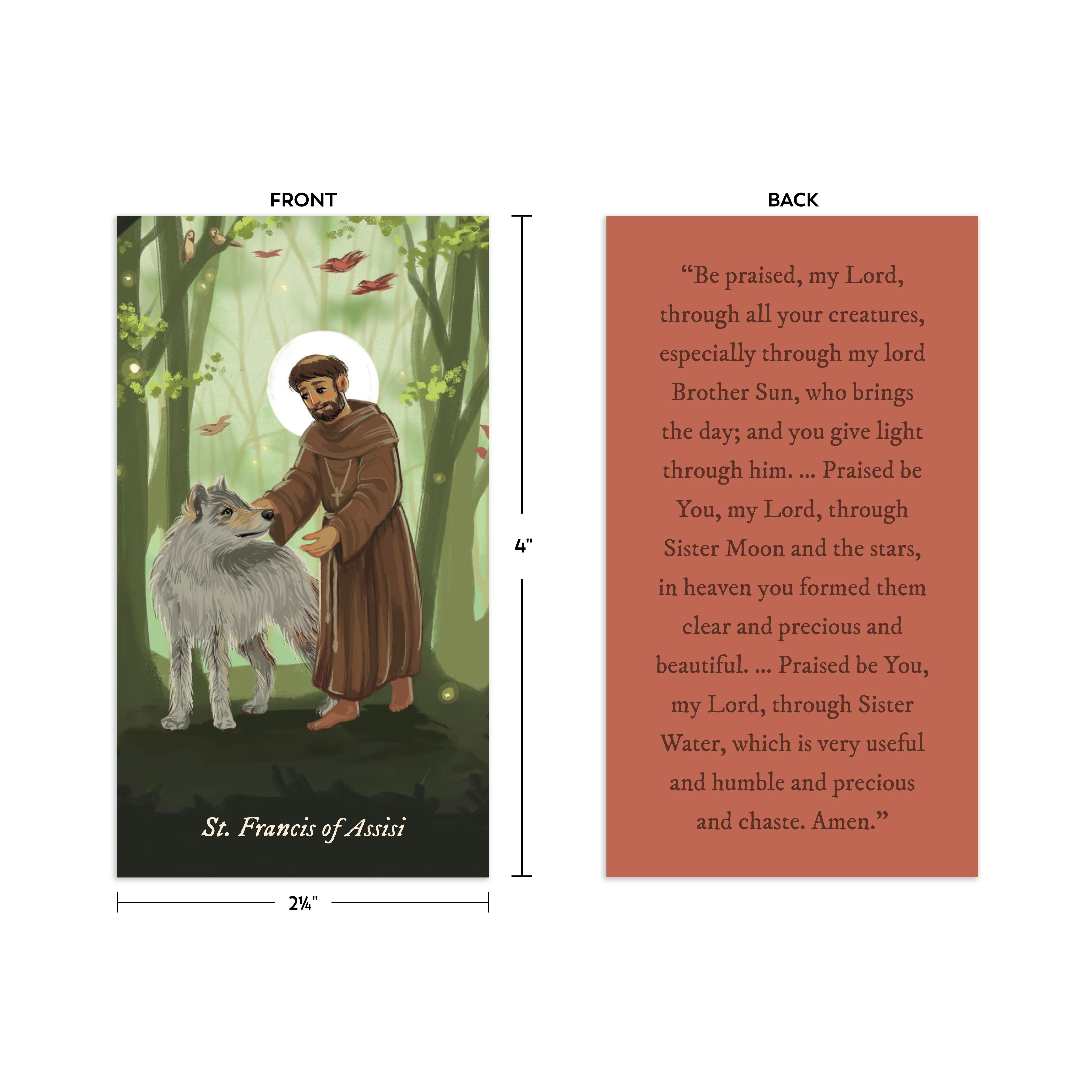Renewed Saint Prayer Cards (10 Sets of 12 Cards) - Image 3