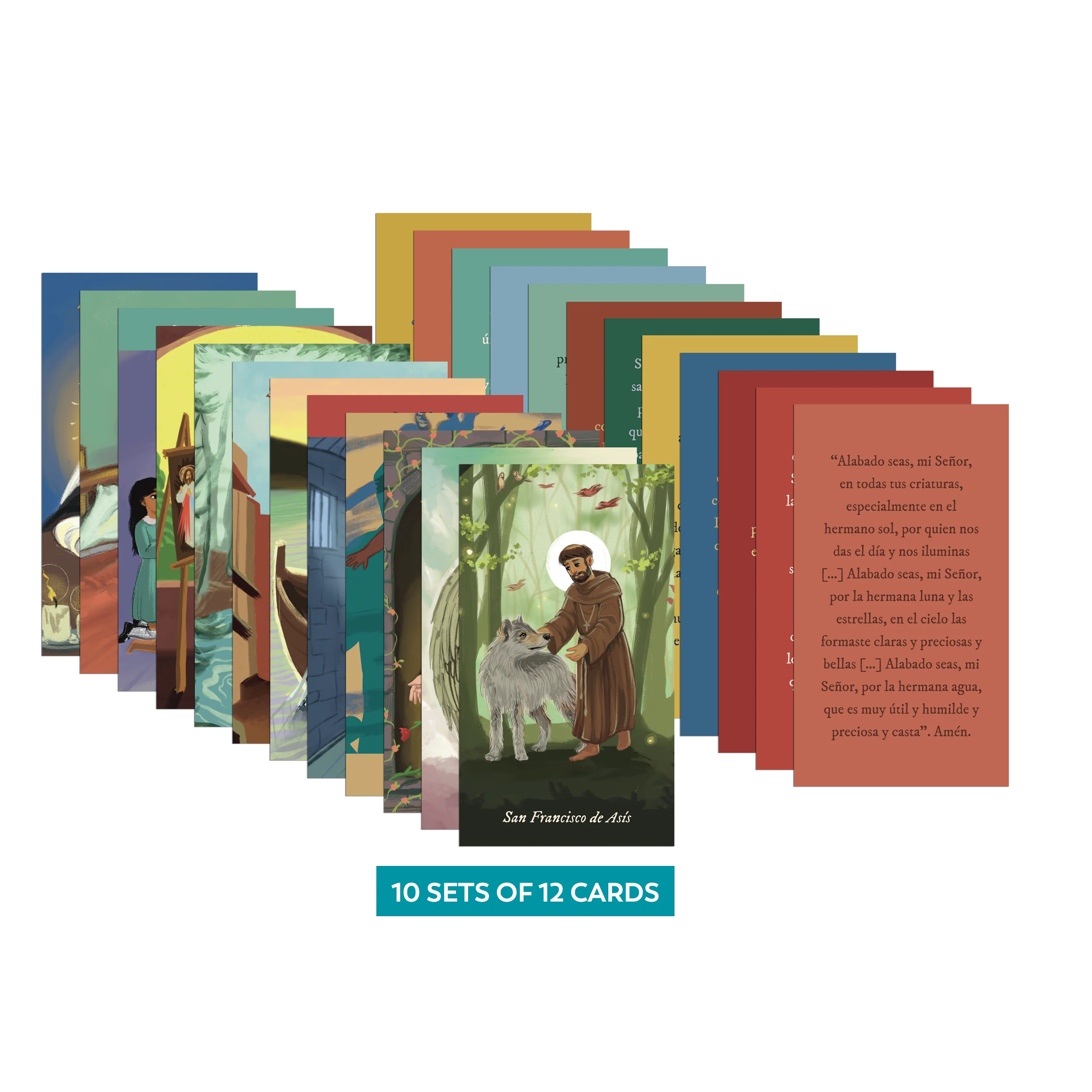 Renewed Saint Prayer Cards (10 Sets of 12 Cards) - Image 9