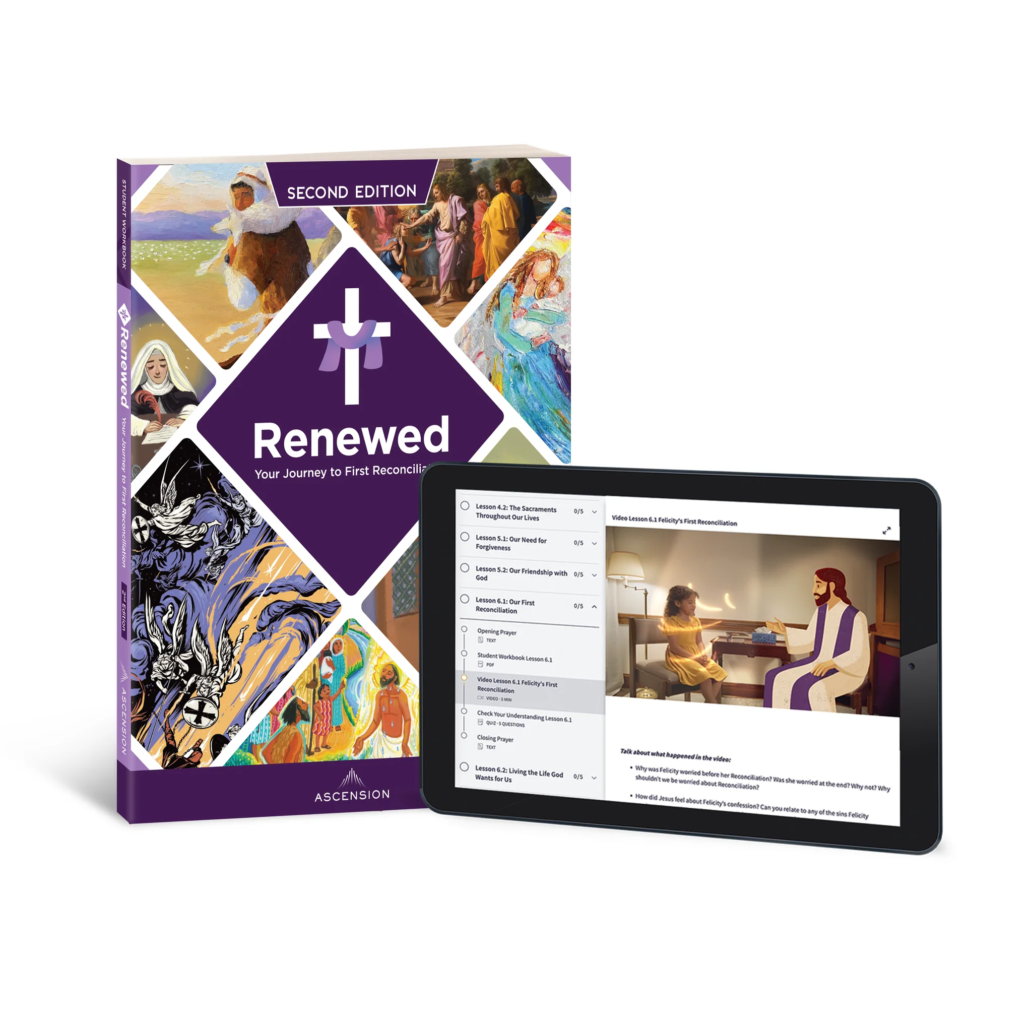 Renewed Second Edition: Your Journey to First Reconciliation Student Workbook Including Online Course Access - Image 4
