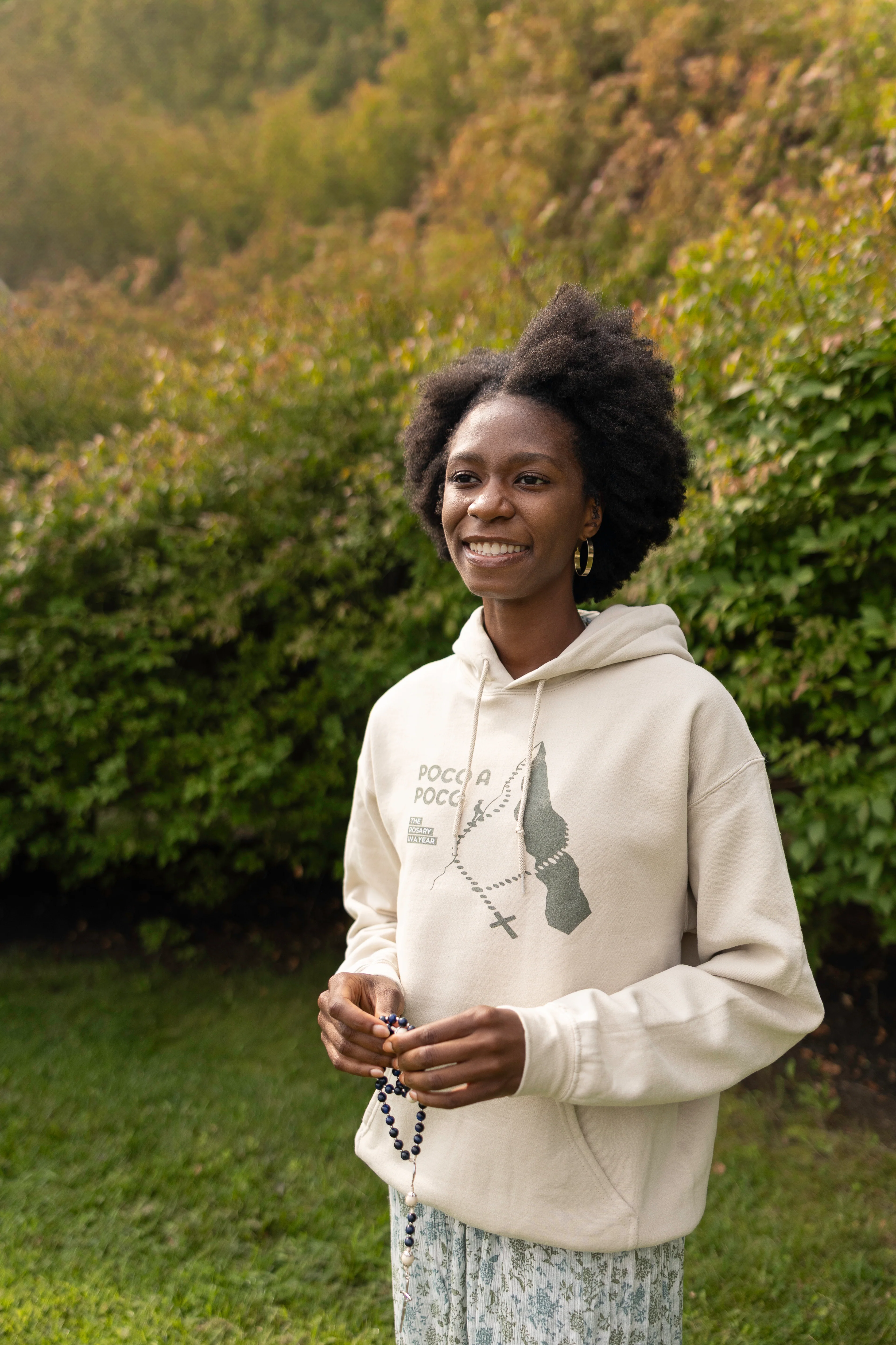 Rosary in a Year Poco a Poco Unisex Hoodie - Image 3