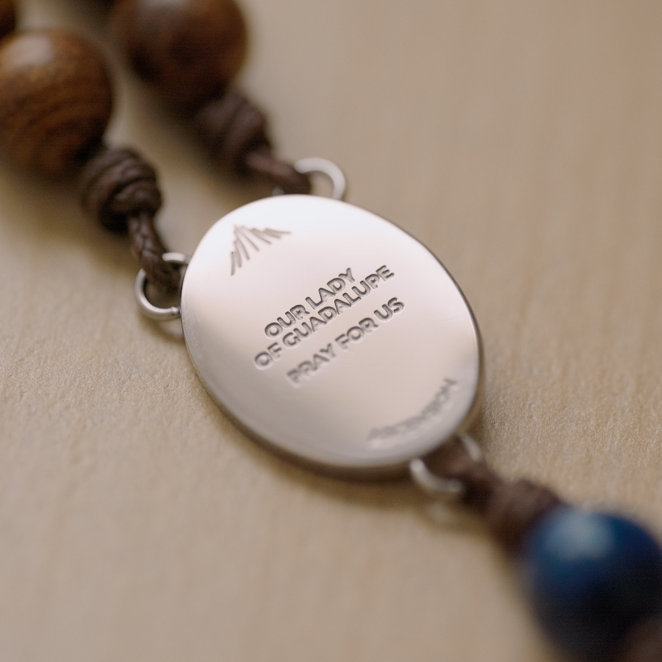 The Rosary in a Year Rosary: 5 Decade Wood/Gemstone - Image 4