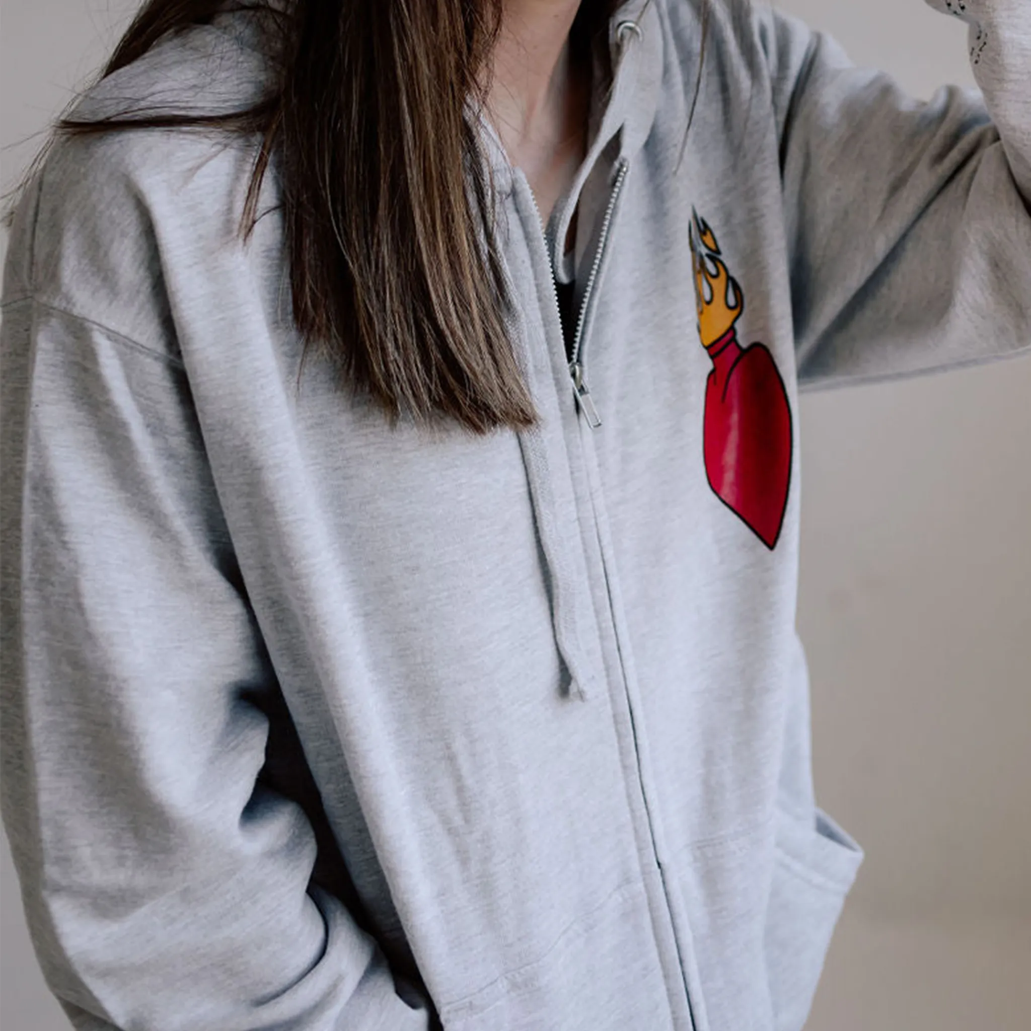 "Our Hearts Are Restless" / St. Augustine Hoodie - Image 11