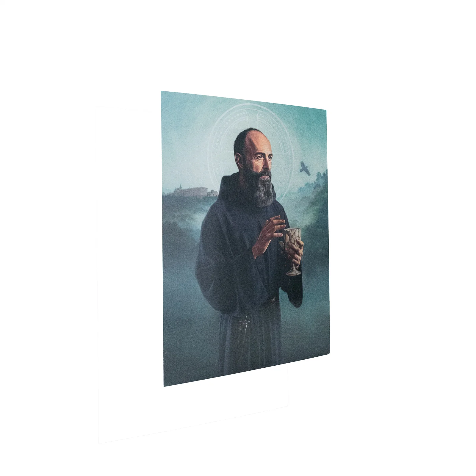 St. Benedict of Nursia Sacred Art 5x7 Prayer Cards - Image 4