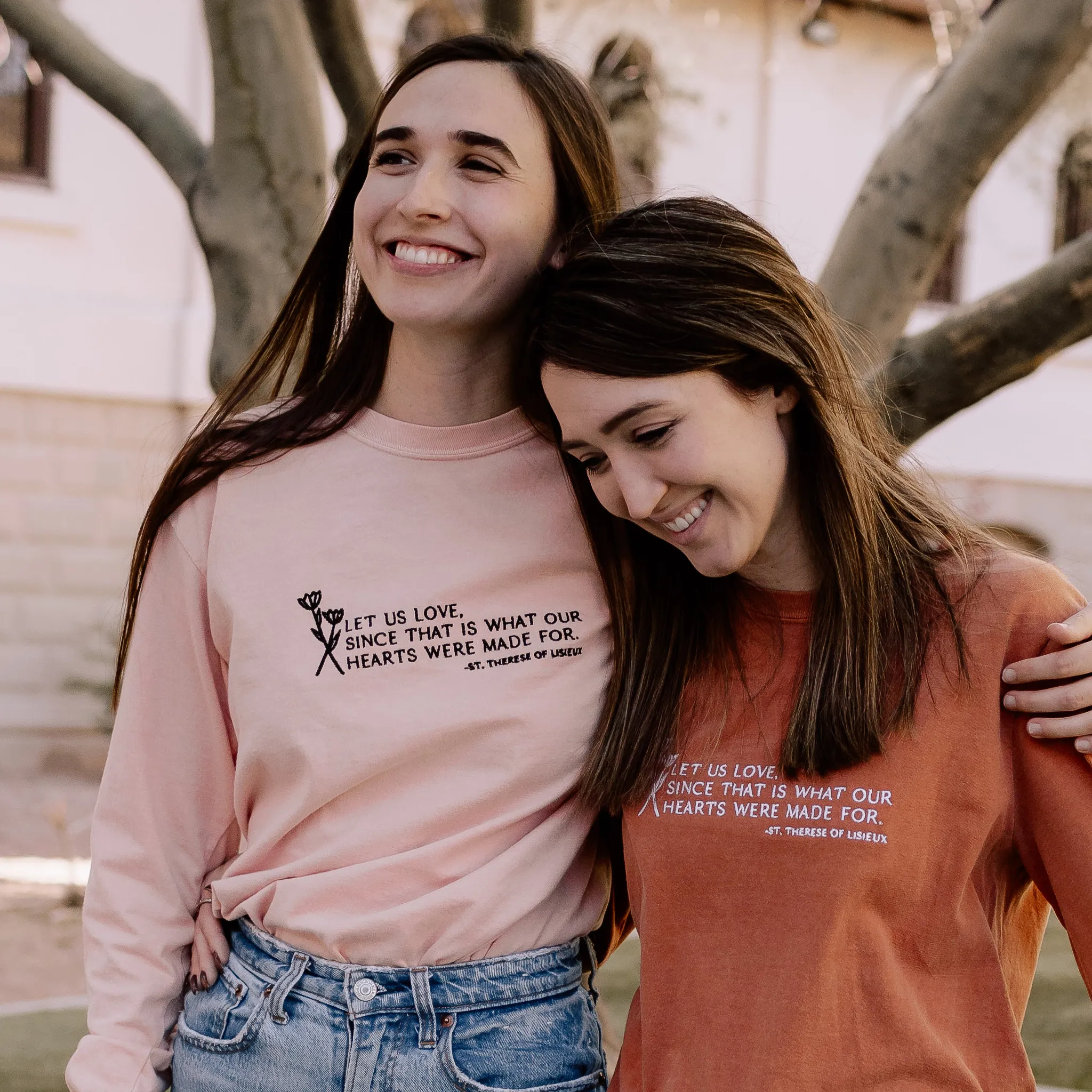 "Let us Love" / St. Thérèse of Lisieux T-Shirt - Image 11