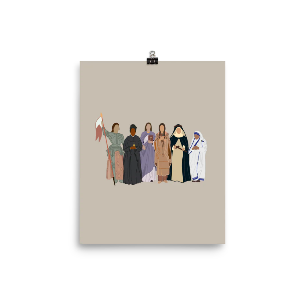 Strong Women Art Prints: Zelie & Lou