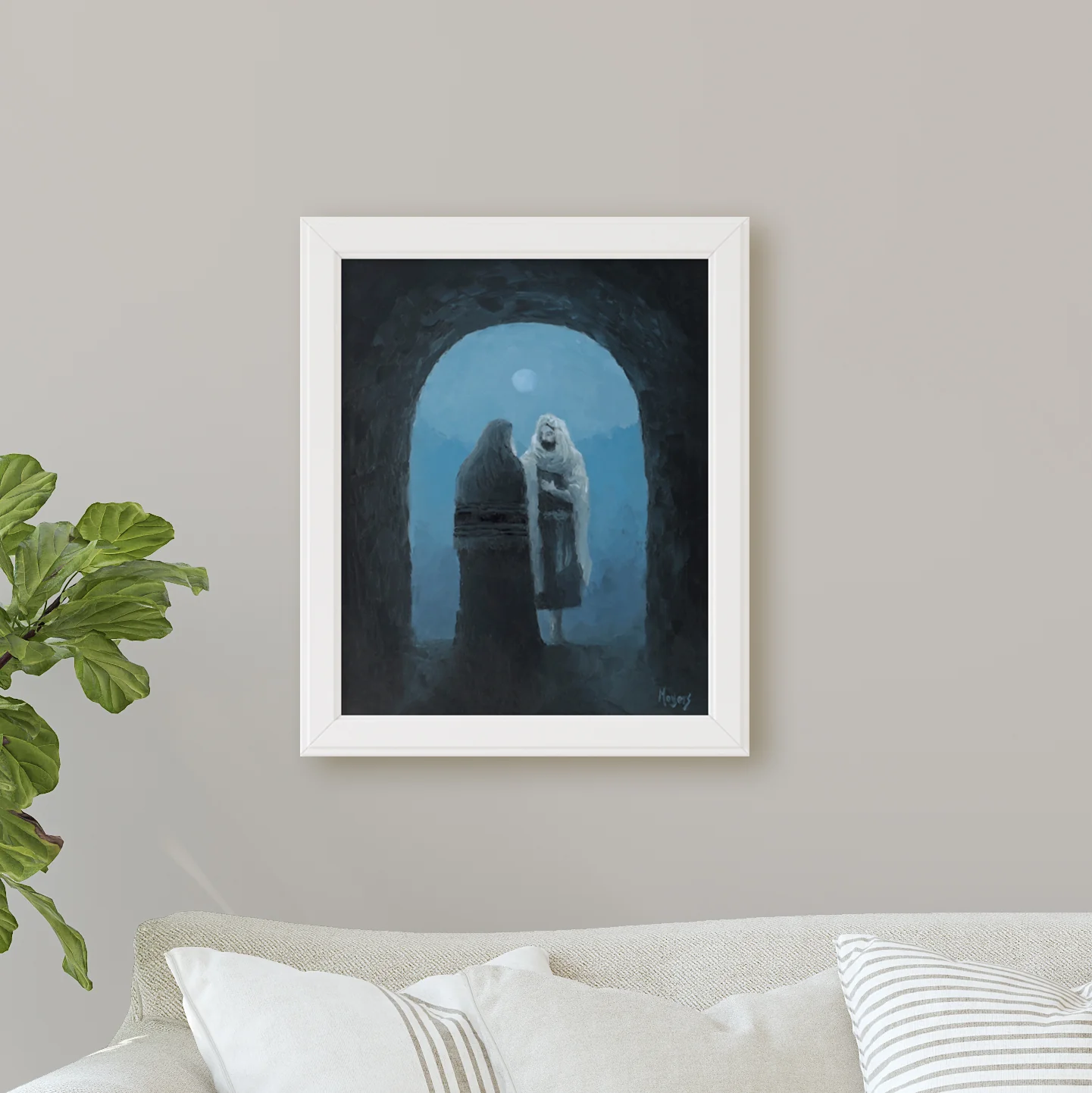 The Ascension Lenten Companion, Art Prints: Christ and Nicodemus - Image 4