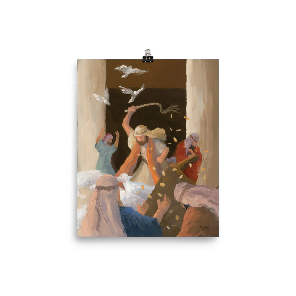 The Ascension Lenten Companion Art Prints: He Cleansed the Temple - Image 4