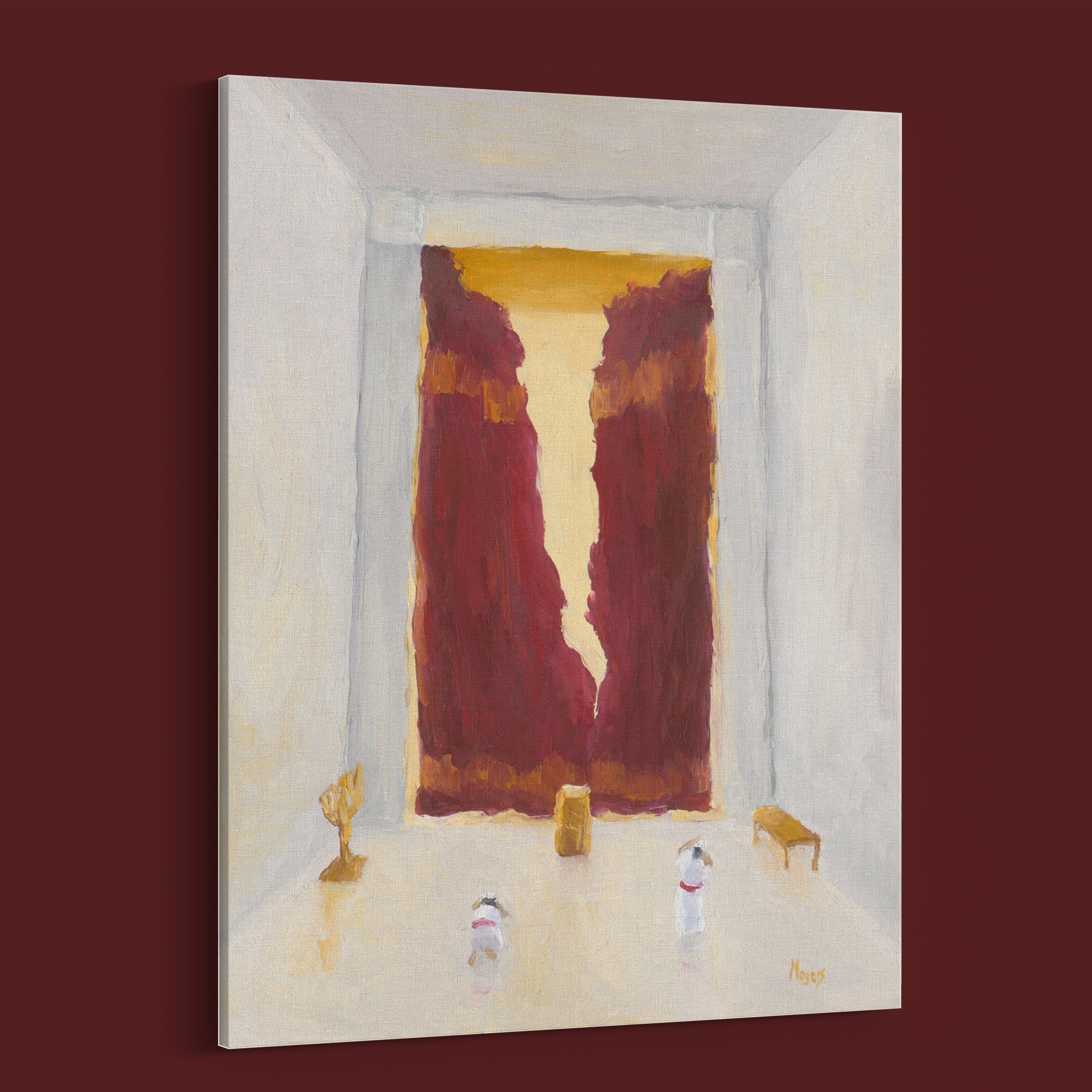 The Ascension Lenten Companion Fine Art Canvas Prints: Curtain Torn - Image 2