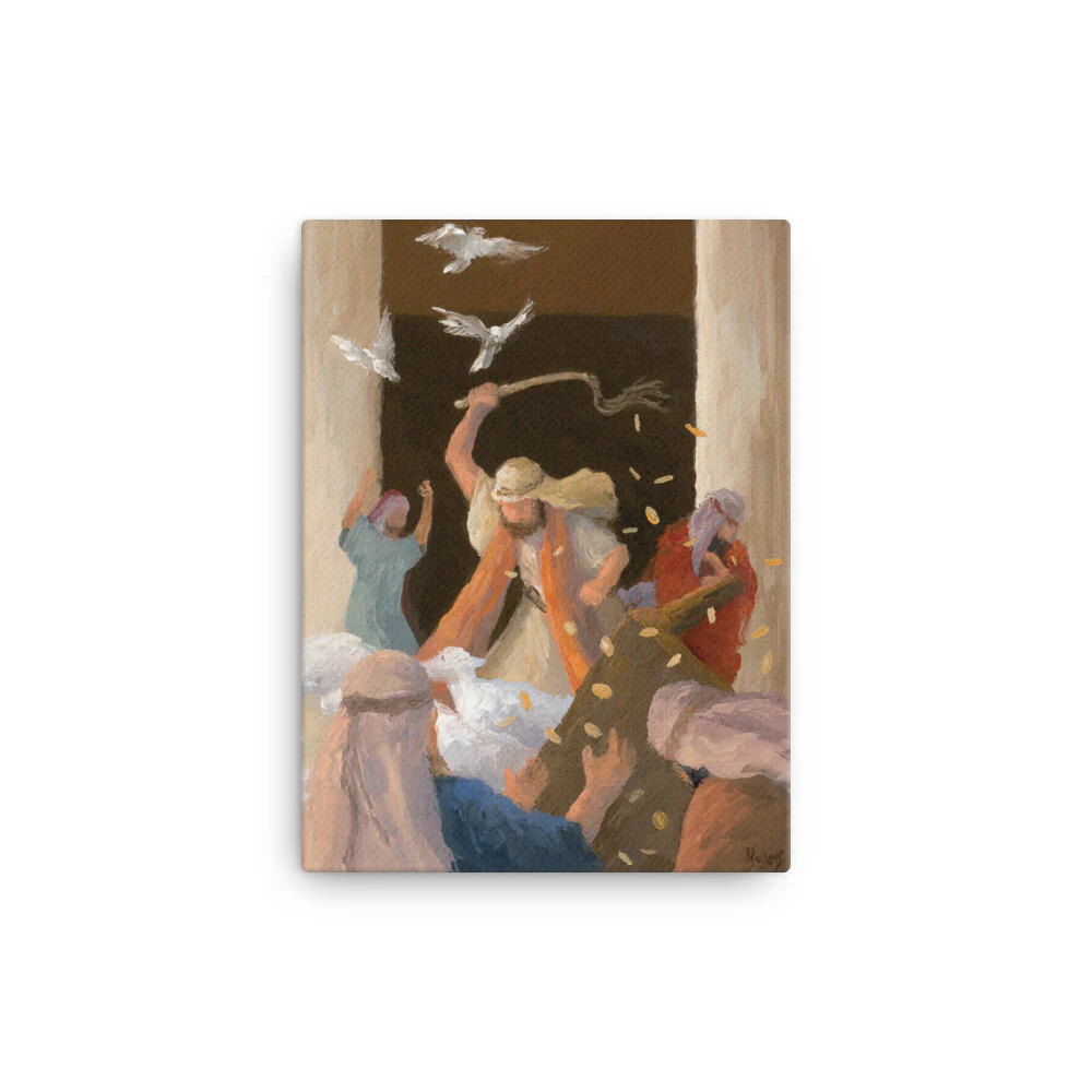 The Ascension Lenten Companion Fine Art Canvas Prints: He Cleansed the Temple - Image 4