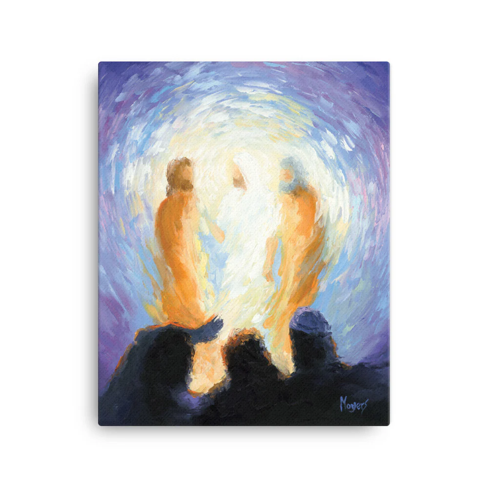The Ascension Lenten Companion Fine Art Canvas Prints: He Was Transfigured Before Them - Image 4