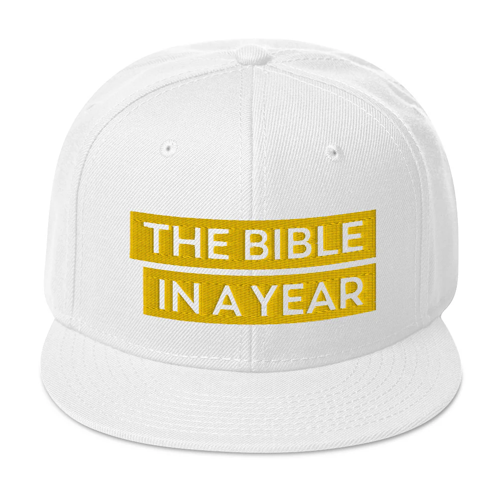 The Bible in a Year Snapback Hat - Image 3