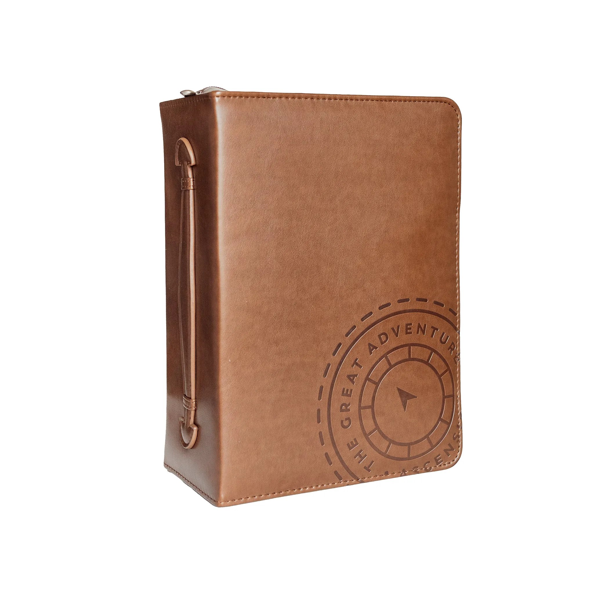 The Great Adventure Bible Cover (Leatherlike) Brown - Image 3