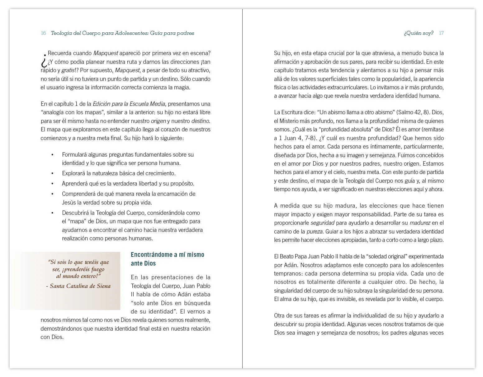 Theology of the Body for Teens: Middle School Edition Parent's Guide (Spanish Edition) - Image 3