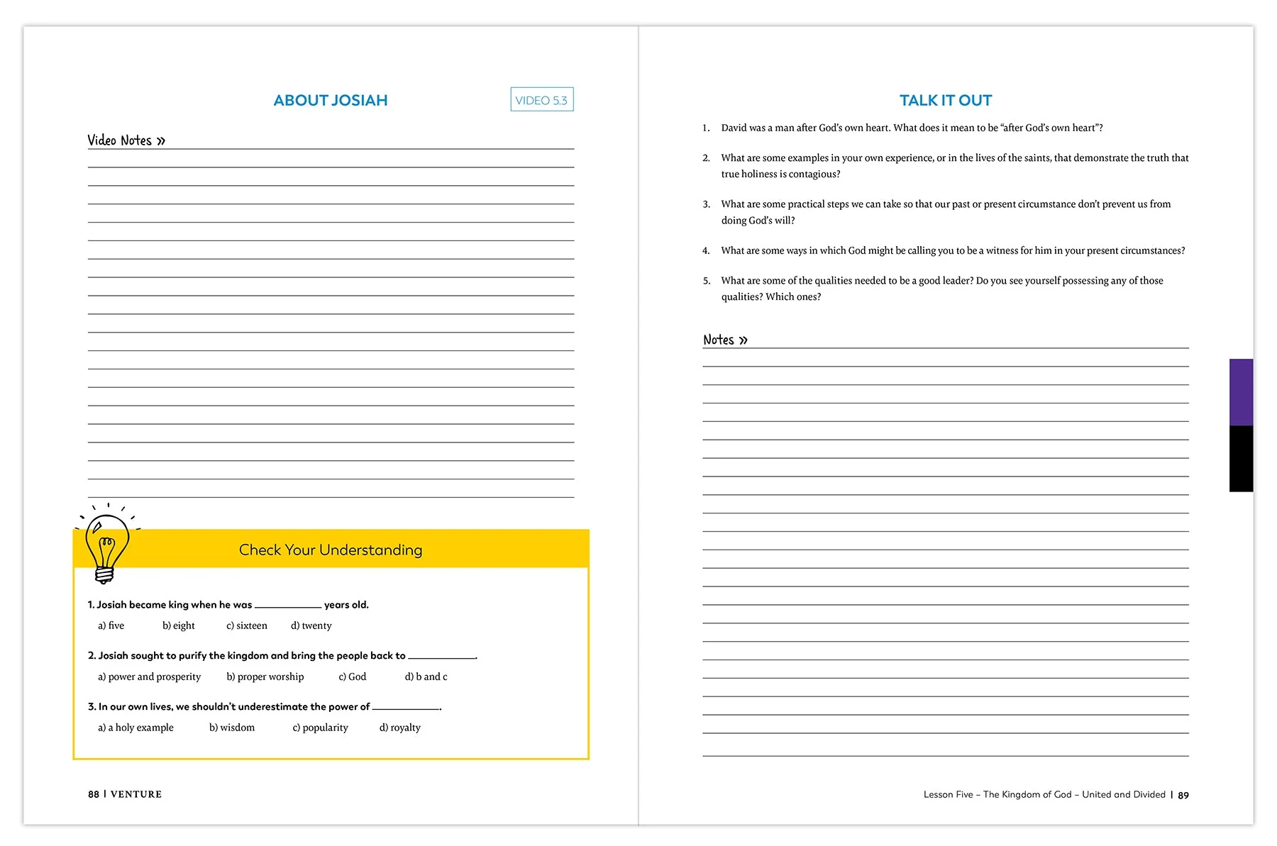 Venture: The Bible Timeline for High School, Student Pack - Image 4